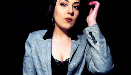 Una sega blasfema davanti alla tua mammina