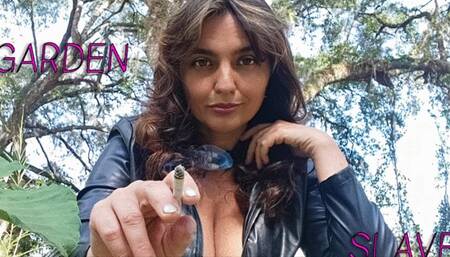 GARDEN SLAVE FOR DOMINA PAULINA
