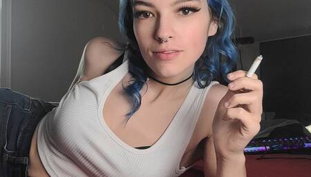 Sexy Punk Smoking Fetish
