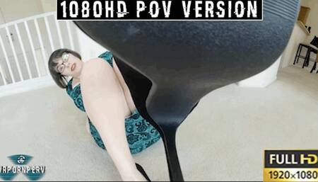 POV - Femdom High Heel Secretary Foot Bitch ft Jane Judge - 1080hd - 0514