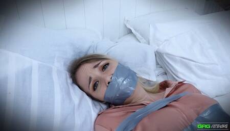 Lil Missy UK - Secretary Grabbed FULL Bondage + 3 Gag Video HD