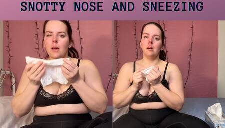 Snotty nose and sneezing - 1080p HD
