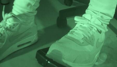 My cock is only a toy for Tanja under her Nike AirMax 90s - Cam 2