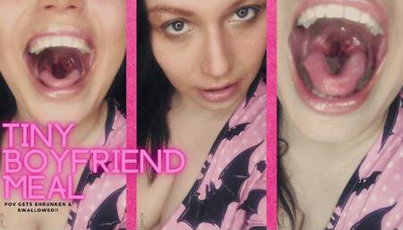 Tiny Boyfriend Meal - POV Gets Shrunken & Swallowed!!