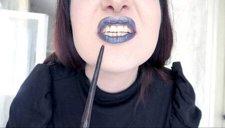 Immobilized while I open my ass and pussy for you