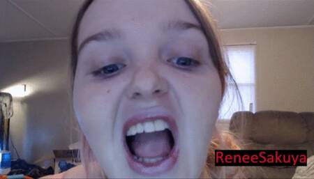 Mouth teeth tour looking at teeth