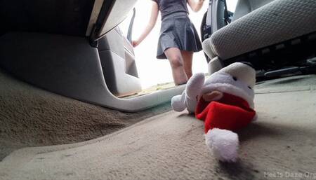 CANDID ACCIDENTAL Plushie trample in Car Buffalo Boots