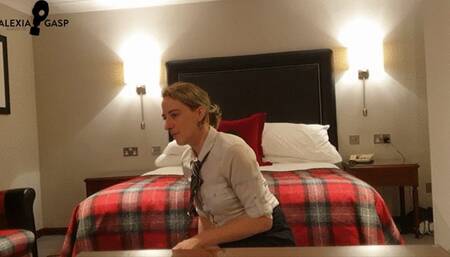 Naughty Schoolgirl OTK Stocking Worship