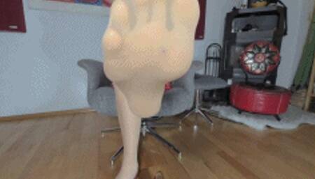 VR180 - Hannah's Teen Nylon Feet