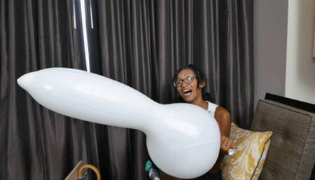 Sadie Santana Attempts to Blow Up the Elusive French Phallus Figurine (MP4 720p)