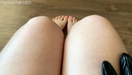 Black Gloves And Pink Toes