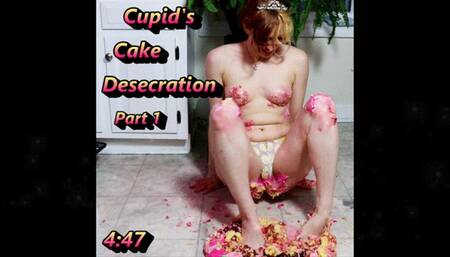 Ass and Foot Cake Squishing - Cupid's Cake Desecration Part 1