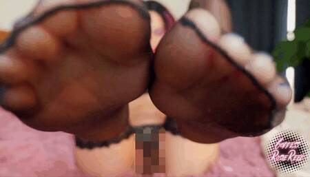 Drooling Over Stocking Soles- 1080p HD