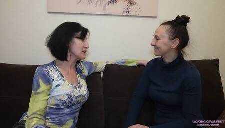 SALMA AND MONICA - The long-awaited meeting of the step-sisters (4K)
