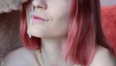 teen loves riding cock and taking facial, amateur pov - Shinaryen