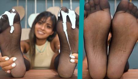 Cuckolded by my Black Pantyhose feet ( FullHD)