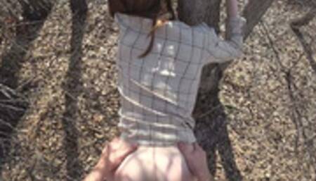 Fucked my big-ass stepsister in nature