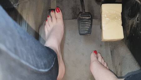 Driving&Revving with Cheese on Pedal #3 Exhaust Pipe View Included WMV