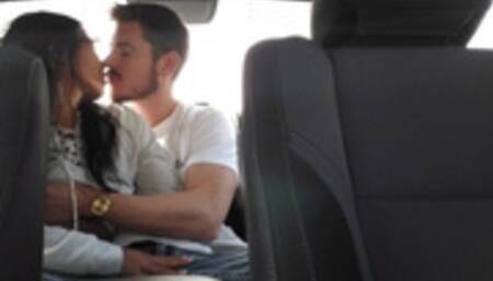 Asian Girl Cheats and Fucks Stranger In A Chili's Parking Lot