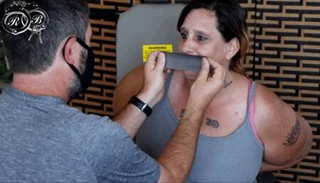 Josie Captured and Turned with Magical Tape