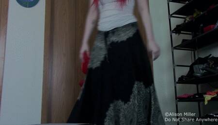 Scratching My Feet And Toes That Are Caked In Foot Powder