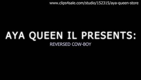 Femdom Strapon reversed cowboy - POV +10min! - ASMR