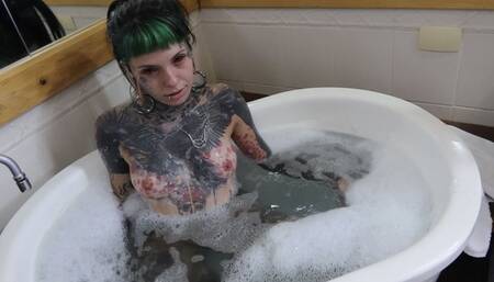 Marie Zombie - Exhibitionist in the Bathtub