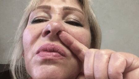 I pick and pull the boogers out of my nose  MP4