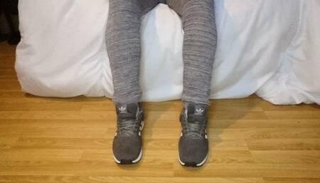 Showing off my gym sneakers