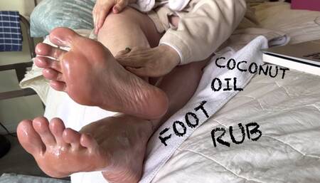 Coconut Oil Foot Rub