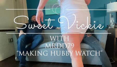 Sweet Vickie cucks hubby while MrDD79 fucks her