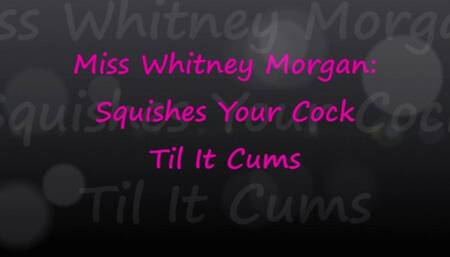 Miss Whitney Morgan Squishes Your Cock To Cum - mp4