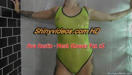 Ava Austen wet & shiny