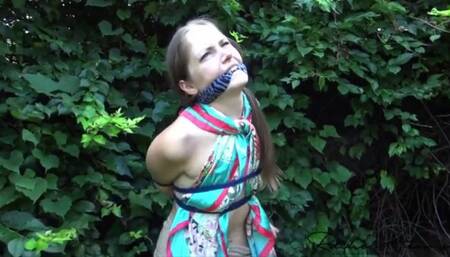 scarf bound in the trees