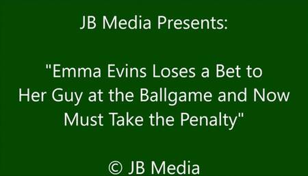 Emma Evins Loses a Bet at the Ballgame - WMV