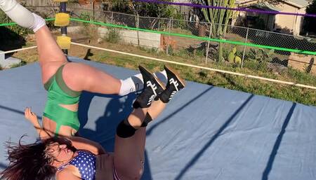 All-American Babe Vs Green Goddess