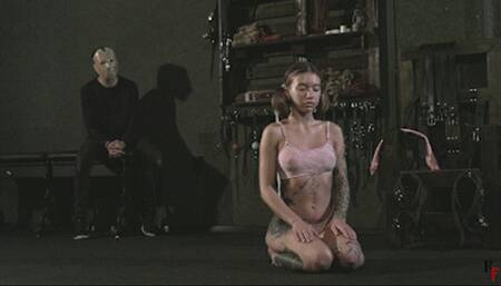 Bondage fun with Silk Marie - Ropes, restricting chair, and Magic Wand (HD 720p MP4)