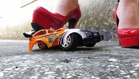 Cheap but satisfying toy car complete crushing round two