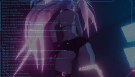 CYBERPUNK NETRUNNER SLUT HACKS YOU THEN USES YOUR BODY