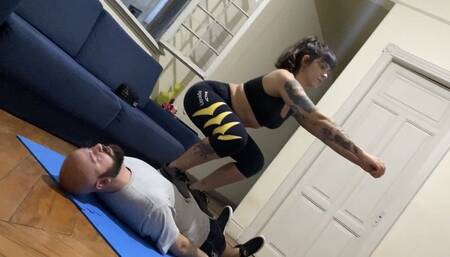 Cotton Feet - Training with my Foot Slave