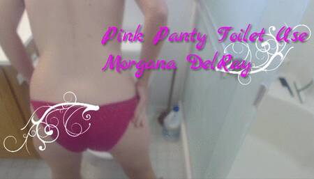 Pink Panty Toilet Use HD MP4