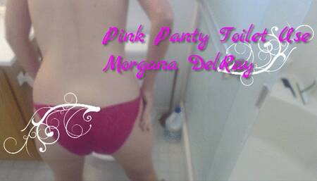 Pink Panty Toilet Use   wmv