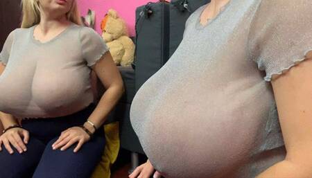 Mirror tits bouncing