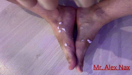 The sight of my feet in lotion turns you on! I'm right? WMV