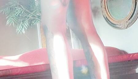 Booty Worship in 10 inch Boots