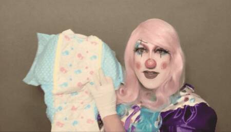 Diapered By A Clown