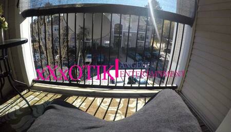WHAT A BEAUTIFUL DAY OUTSIDE TO SUCK DICK ON THE BALCONY!!