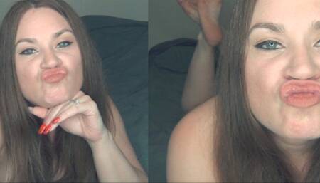 POV Naked Lip Smelling On Bed With JOI (MP4) ~ MissDias Playground