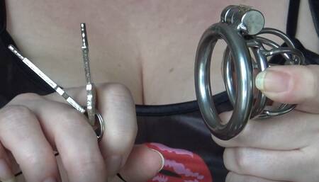 Chastity when the key is bigger than the cage