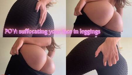 POV: suffocat!ng your face in leggings
